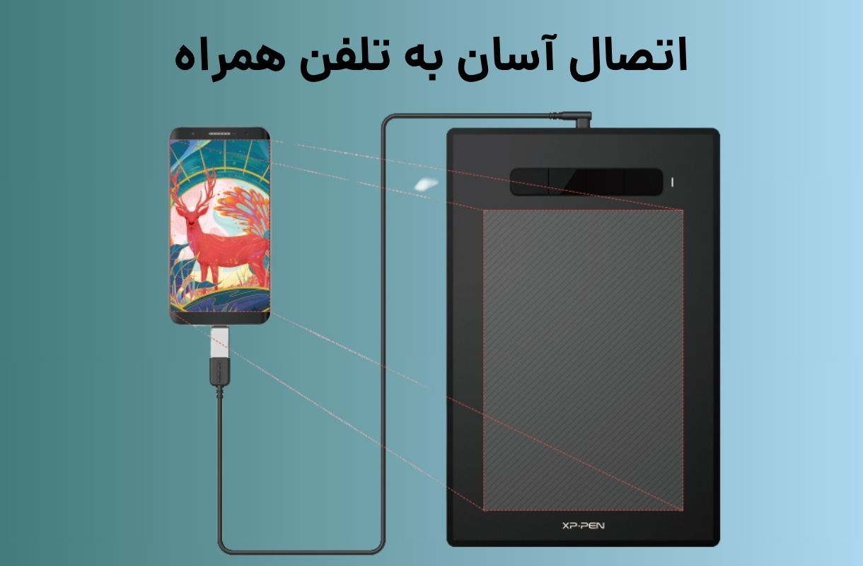 اتصال به موبایل قلم نوری ایکس پی پن Star G960s - قشم خرید